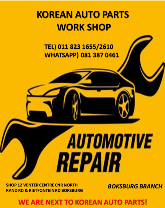 Korean Auto Parts Boksburg Korean Motor Spares Boksburg PartsMall